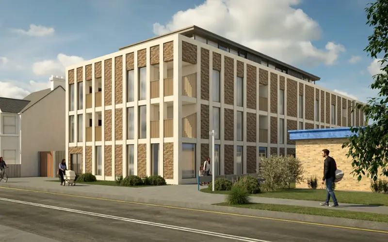 Four-storey mixed-use building