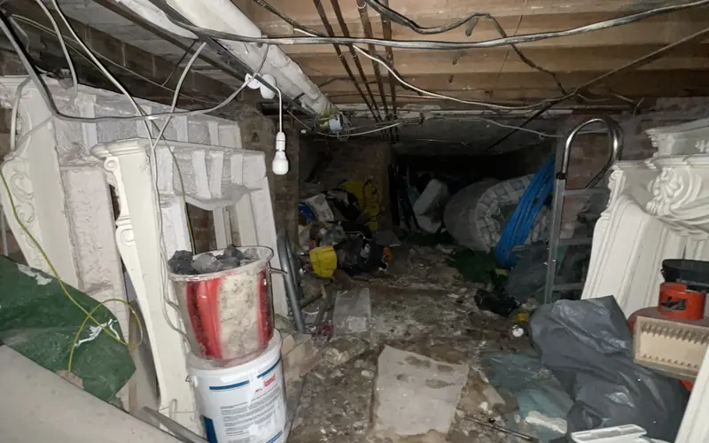Cellar converted to a new flat